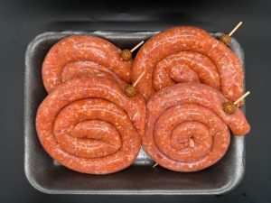 Merguez belge – saucisse épicée d’agneau et de bœuf