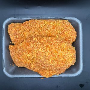 Escalope de pollo belga – empanado crujiente y carne tierna