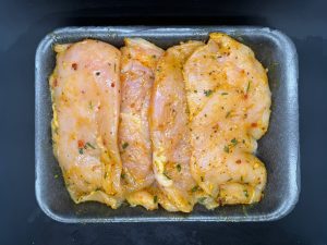 Marinated Belgian chicken fillet – tender and ready to cook