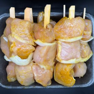 Pollo Satay belga – filete marinado con salsa de cacahuete y especias