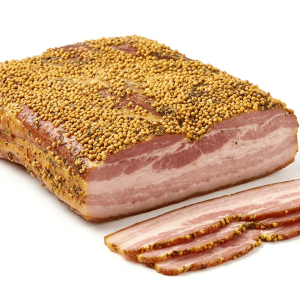 Lard à la moutarde